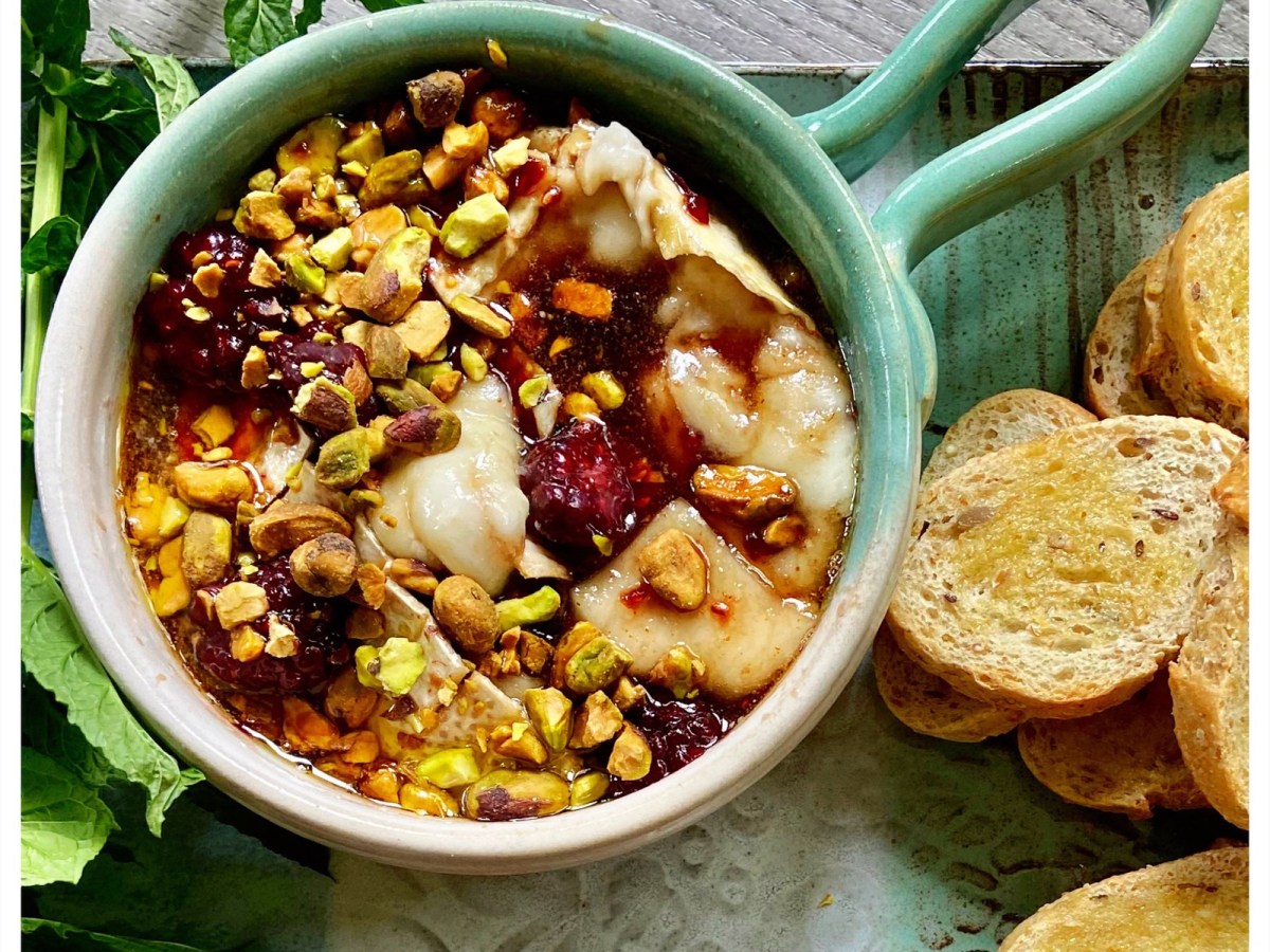 Raspberry Pistachio Brie